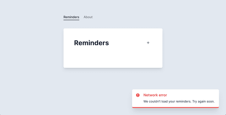 Reminders app
